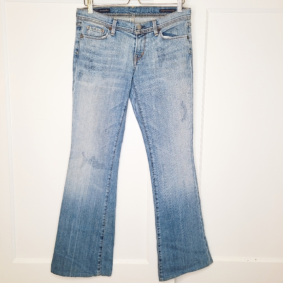 Citizens of Humanity Naomi Distressed Flair Jeans - Picture 2 of 7